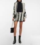 Alanui - Wool-blend knit miniskirt