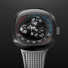 Nubeo Tri-Star Orbit Black Dial Mens Watch NB-6116-09