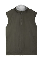 Aurélien Resort Reversible Shell Gilet Anthracite