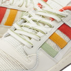 Adidas Men's Forum 84 Low CL Sneakers in Off White/Orange/Gum