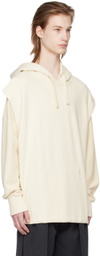 T/SEHNE Off-White Layered Hoodie
