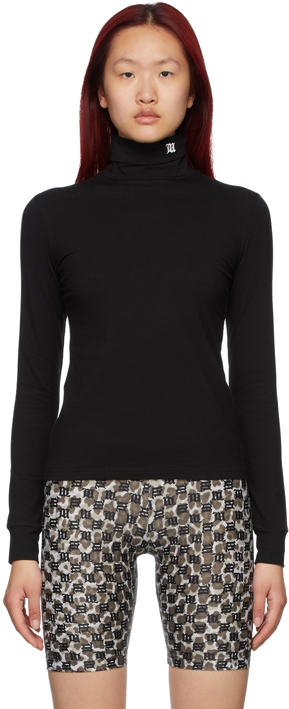 MISBHV Black Monogram Turtleneck MISBHV