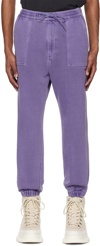 Photo: Juun.J Purple Carryover Lounge Pants