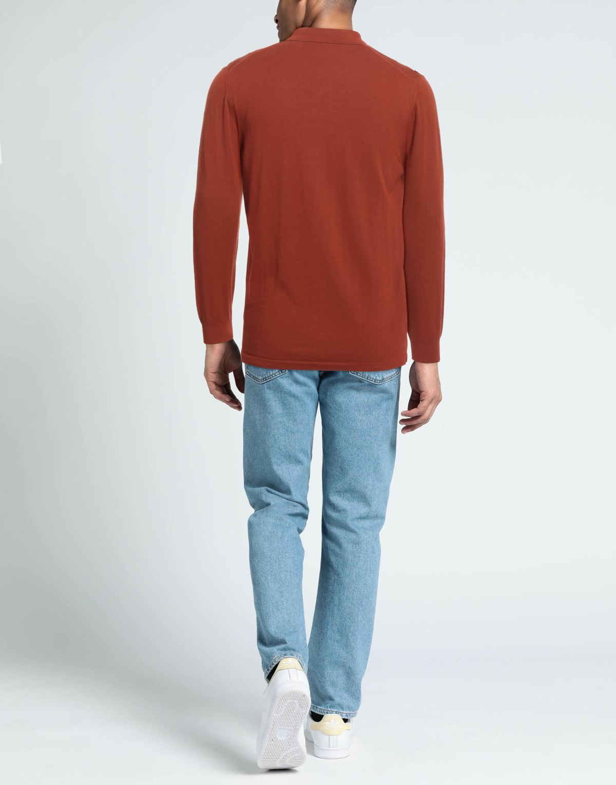 Eleventy Mens Polo shirt Brick