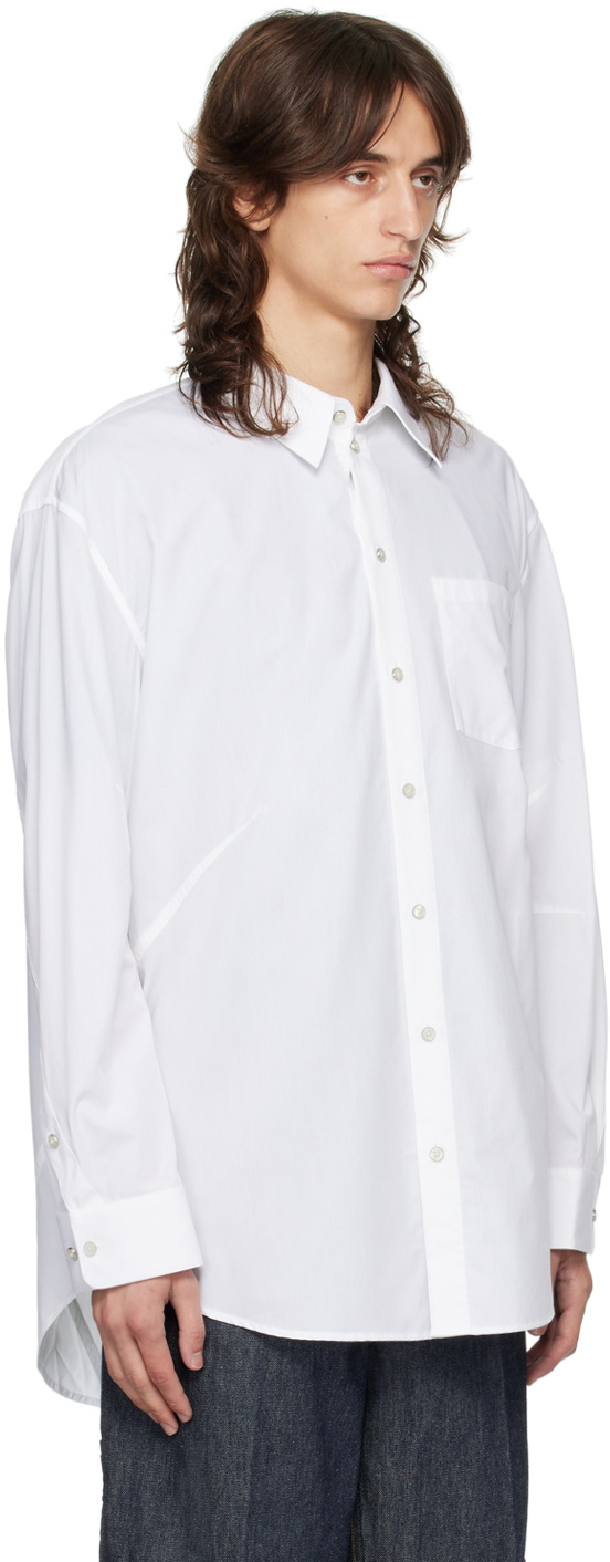 Helmut Lang White Apex Oversized Shirt Helmut Lang