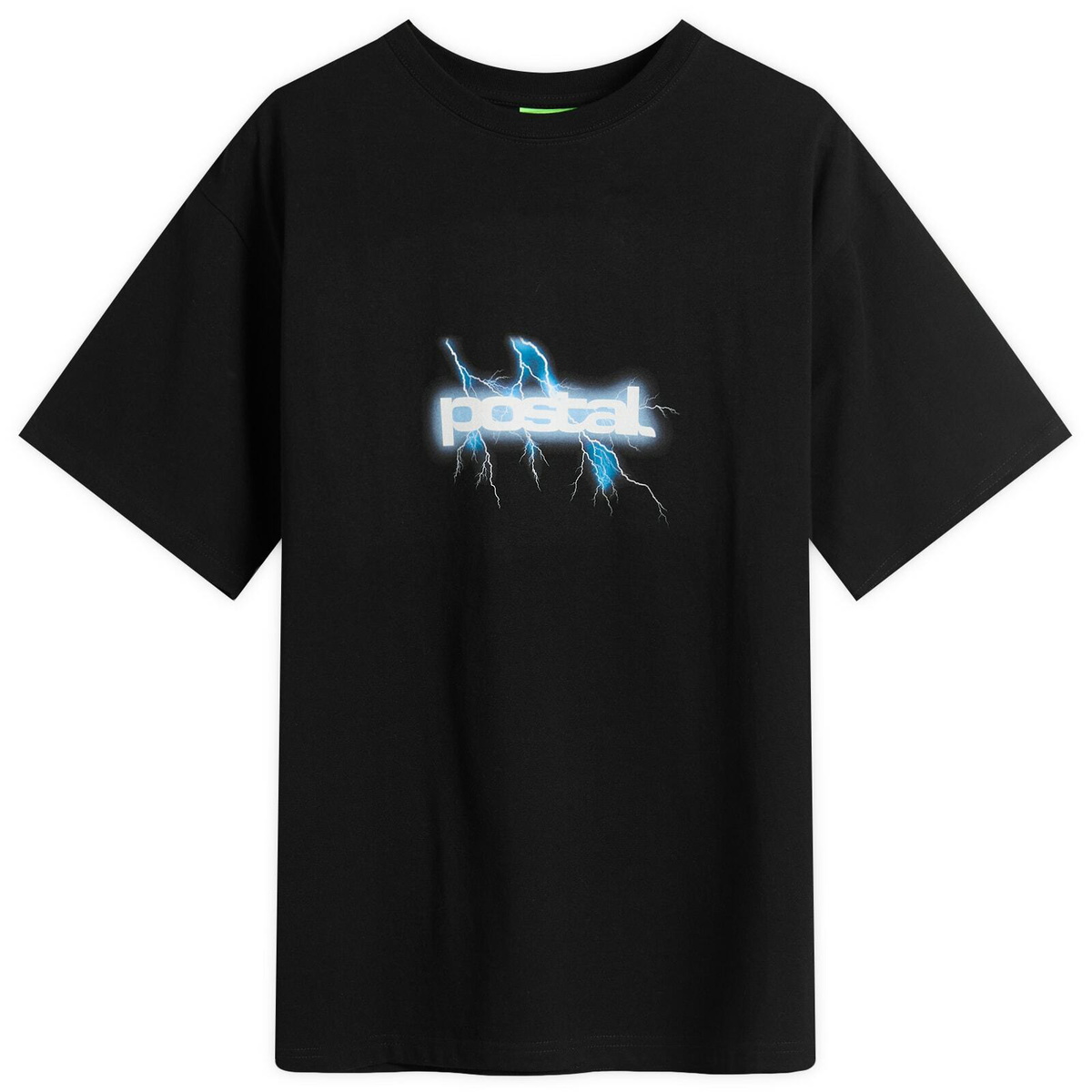 POSTAL Men's Lightning T-Shirt in Black