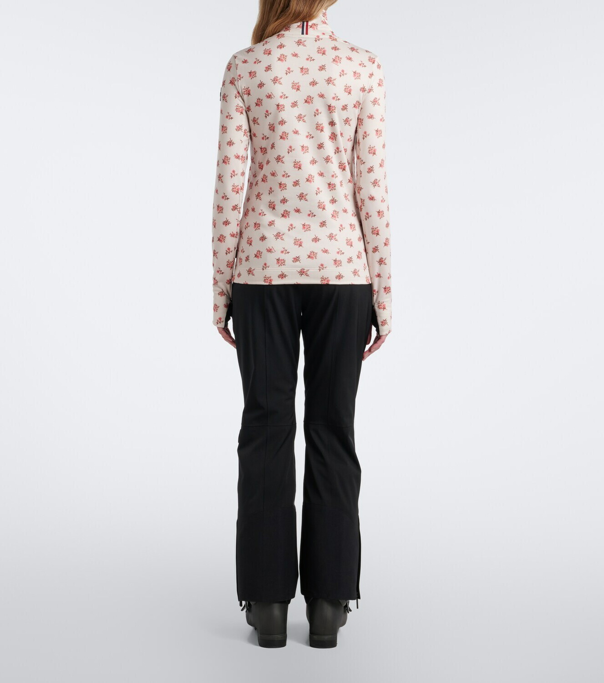 Moncler Grenoble Floral turtleneck ski top