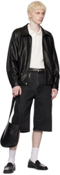 Maryam Nassir Zadeh Black Resolution Leather Jacket