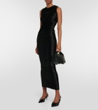 Alaïa Hooded asymmetric gown