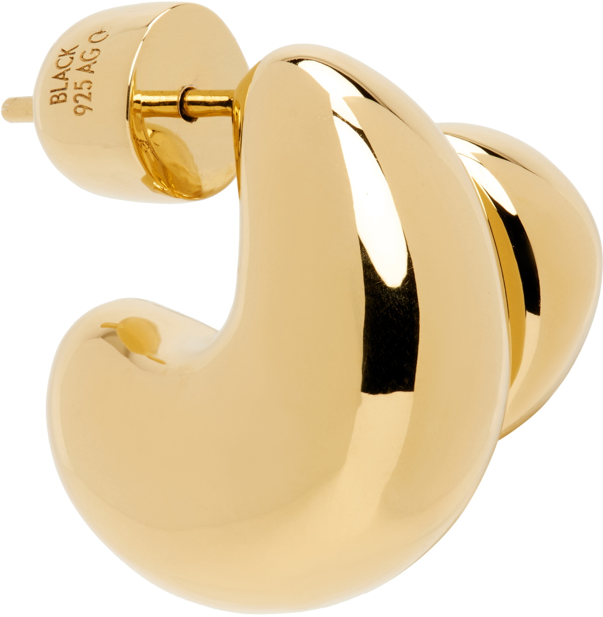 Maria Black Gold Tryvann Trail Single Earring