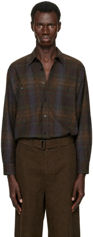 Photo: LEMAIRE Khaki Double Pocket Shirt