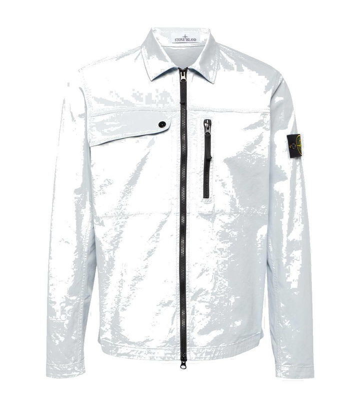 Photo: Stone Island Cotton-blend overshirt