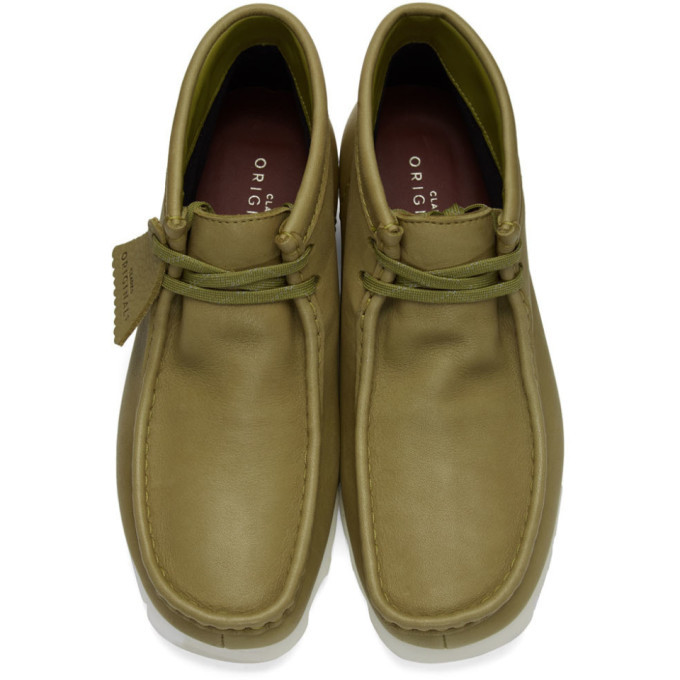 Wallabee Boot Gore-Tex Khaki Leather, Clarks