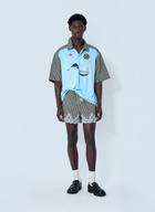 Martine Rose Patchwork Cotton Polo Shirt