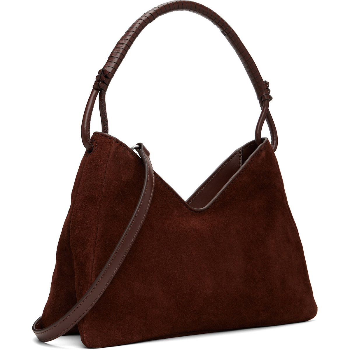 Staud Brown Valerie Shoulder Bag
