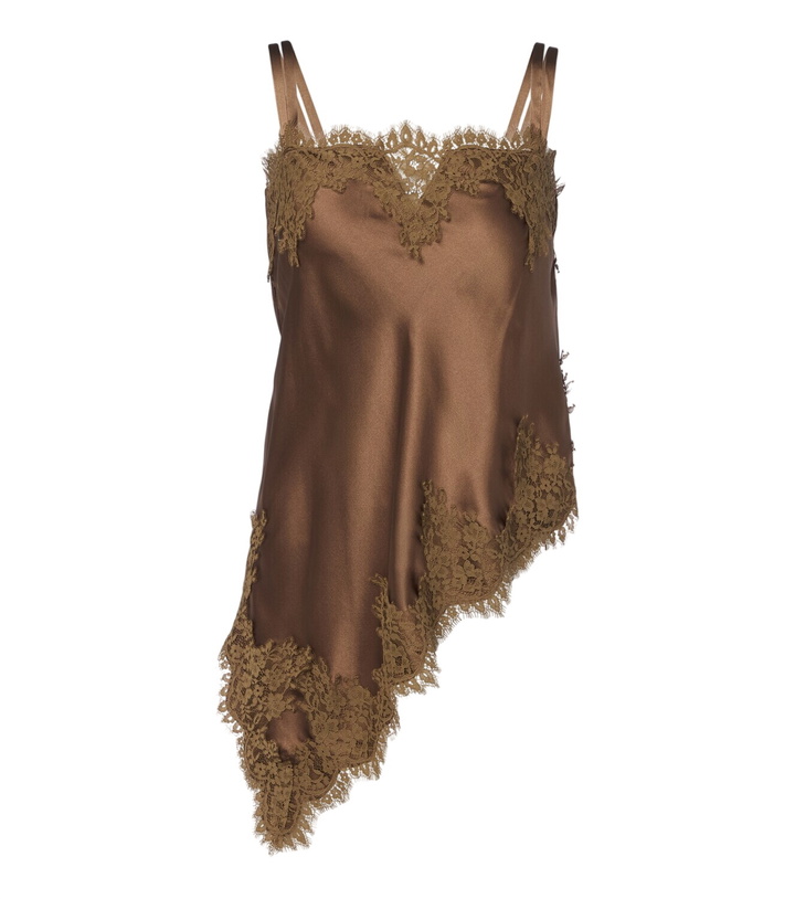 Photo: Dorothee Schumacher Sense of Shine lace-trimmed silk-blend camisole