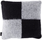 Viso Project SSENSE Exclusive Black & Grey Mohair V161 Pillow