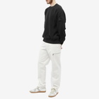 Stone Island Shadow Project Men's Cotton Fleeve Crew Neck Sweat in Black