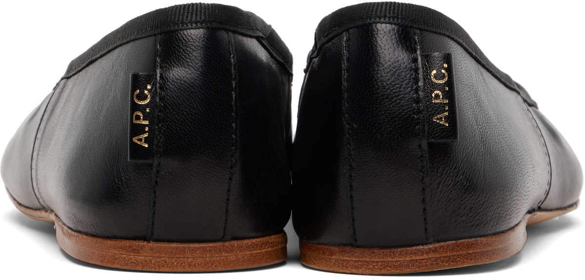 A.P.C. Black Swan Ballerina Flats