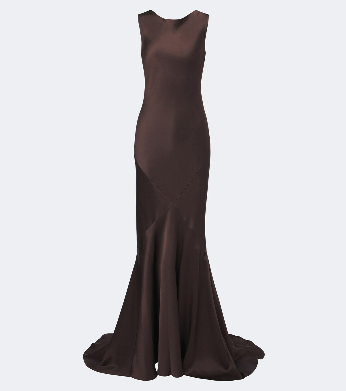 Max Mara Open-back satin maxi dress