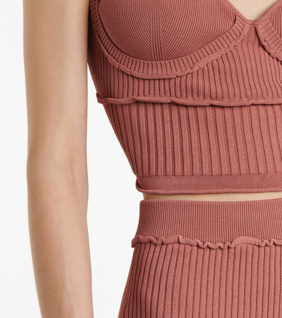 Altuzarra - Piper ribbed-knit bustier Altuzarra