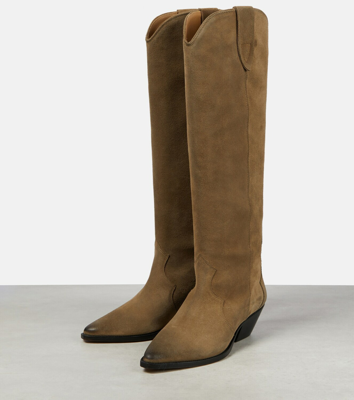 Isabel Marant - Lomero suede knee-high boots
