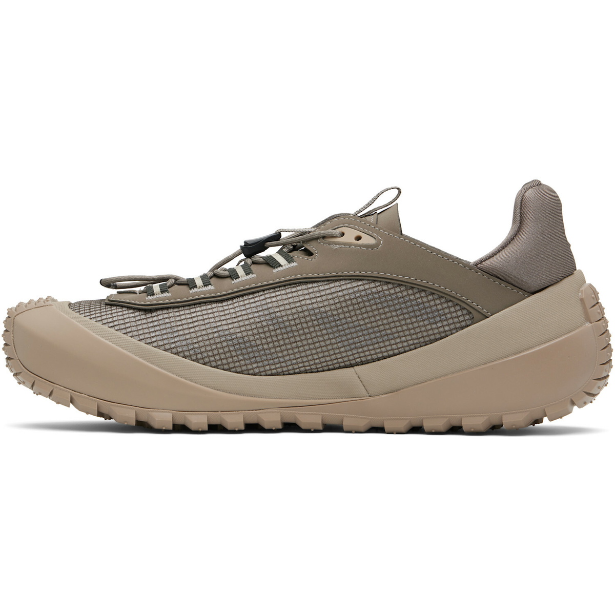 Moncler Taupe Trailgrip LP Suede & Nubuck Sneaker
