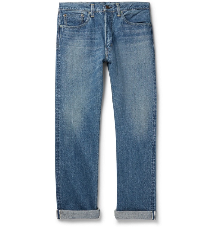 Photo: OrSlow - Original 107 Slim-Fit Selvedge Denim Jeans - Blue