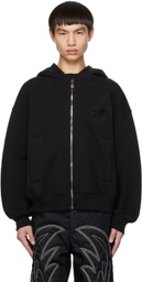 Bally Black Zip Hoodie