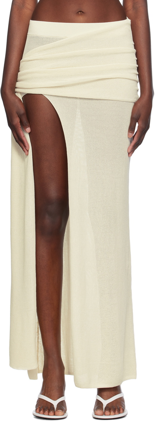 【美品】deres muse skirt ホワイト　size2 ESMalia Skirt - Whitecap Gray – esmestudios.com