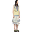 JW Anderson Yellow Crochet Tank Dress