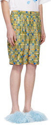 Marni Green Saraband Shorts