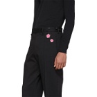 Y-3 Black James Harden Cropped Slim Trousers