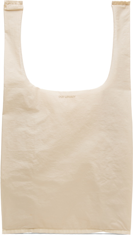 Photo: OUR LEGACY Off-White Grocery Tote