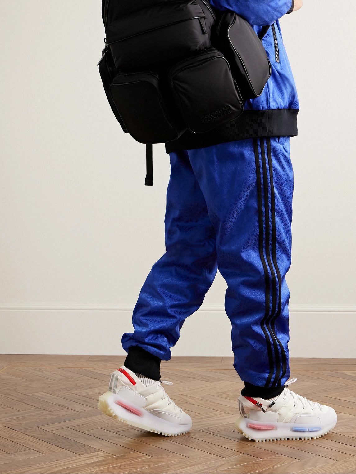 Moncler Genius - adidas Originals NMD Runner Stretch Jersey-Trimmed Quilted  GORE-TEX High-Top Sneakers - White Moncler Genius