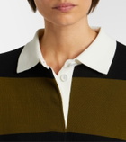 Proenza Schouler Corinna striped cotton polo shirt