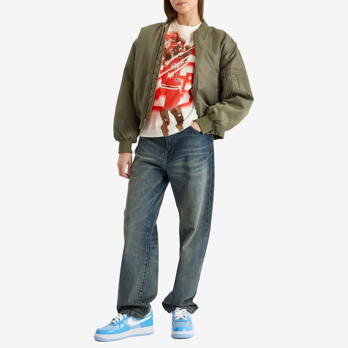 Air Jordan Women's W Graphic T-Shirt in Sail
