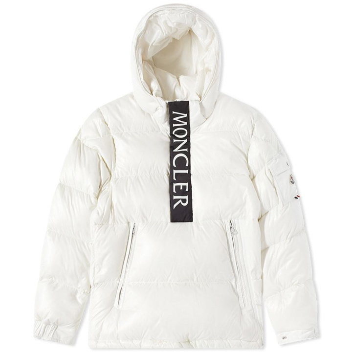 Photo: Moncler Maury Logo Popover Hooded Down Jacket