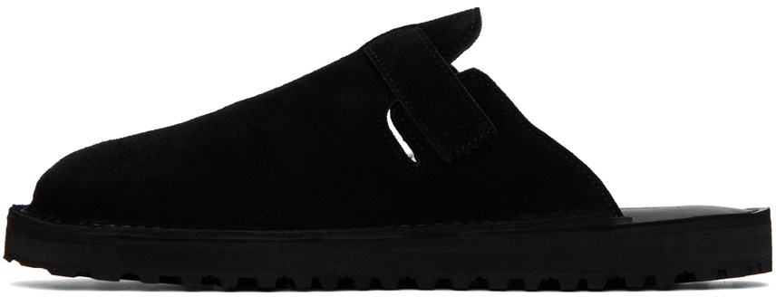 Comme des Garçons Homme Black Pin-Buckle Loafers