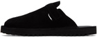 Comme des Garçons Homme Black Pin-Buckle Loafers