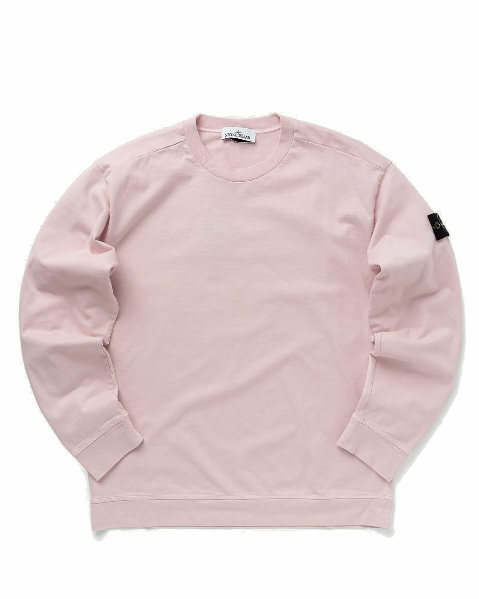 Photo: Stone Island Sweat Shirt Pink - Mens - Sweatshirts