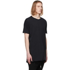 Boris Bidjan Saberi Black Object-Dyed T-Shirt