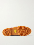 VINNY's - Aztec Full-Grain Leather Boat Shoes - Pink