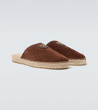 Valentino Garavani Palm Avenue VLogo suede mules
