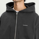 Cole Buxton Men's Mini Logo Zipped Hoodie in Vintage Black