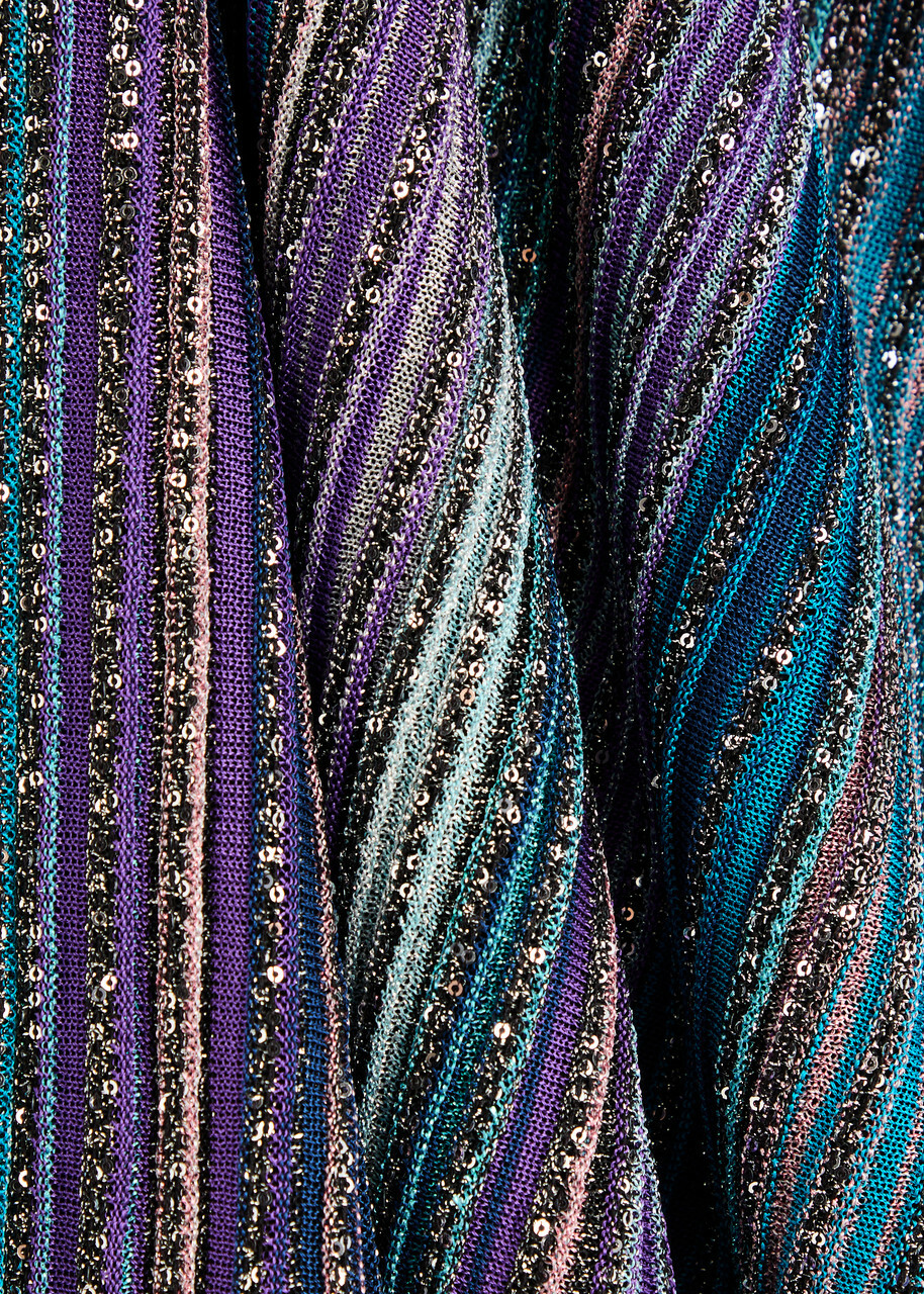 Zigzag sequined skirt Multicoloured | Missoni