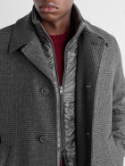 Herno - Padded Wool-Blend Tweed Coat - Gray