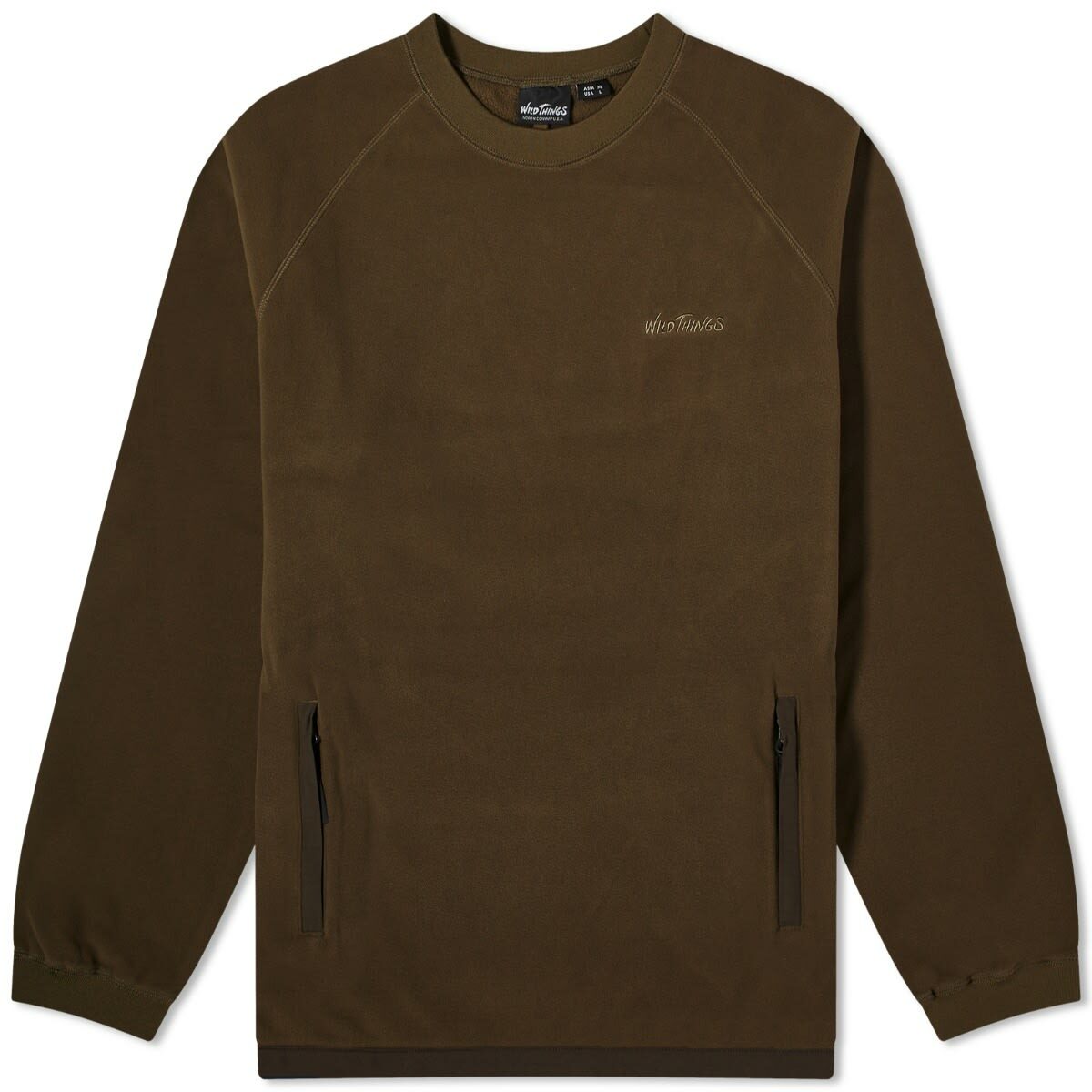 Wild Things Men's Polartec Crew Sweat in Olive
