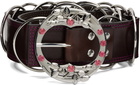 Chopova Lowena Brown Ring Belt