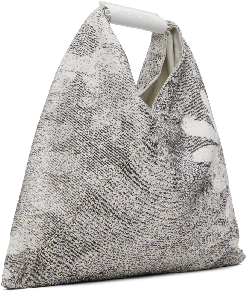 MM6 Maison Margiela Black & White Mini Triangle Tote MM6 Maison 